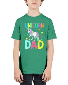 unicorn dad 454# - unicorn - Youth Tee Unisex
