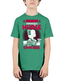 unmedicated nurse 1595# - nurse - Youth Tee Unisex
