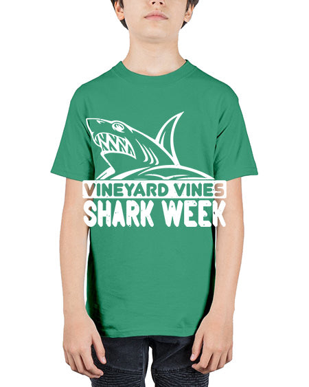 vineyard vines Shark Week Style 8# - shark-fish - Youth Tee Unisex