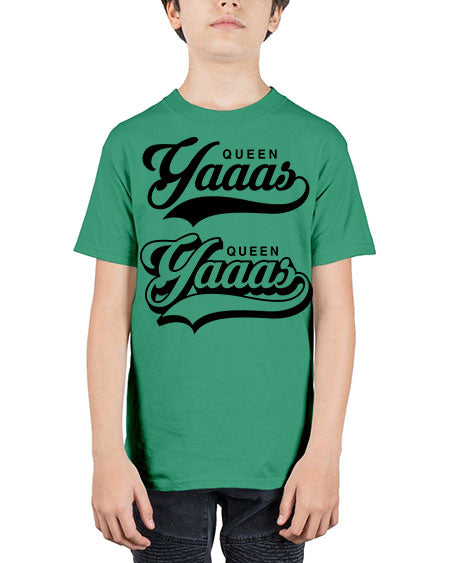 yaaas queen script 6# - black words and phrases - Youth Tee Unisex