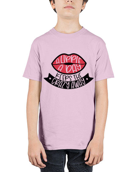A Lippie A Day Keeps The Crazy Away Style 149# - beauty - fashion - Youth Tee Unisex