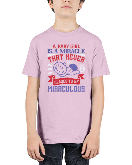 A baby girl is a miracle that never ceases to be miraculous Style 257# - baby - Youth Tee Unisex