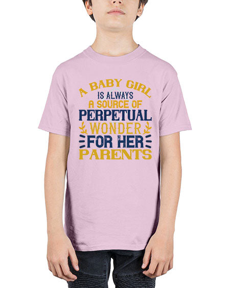 A baby girl is always a source of perpetual wonder for her parents Style 258# - baby - Youth Tee Unisex