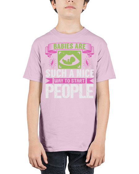 A baby is Gods opinion that life should go on Style 6# - baby - Youth Tee Unisex