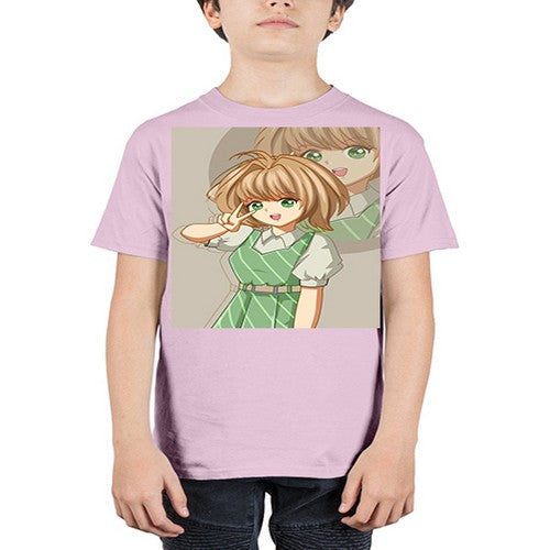 A beautiful and cute girl with dress 103# - anime - Youth Tee Unisex