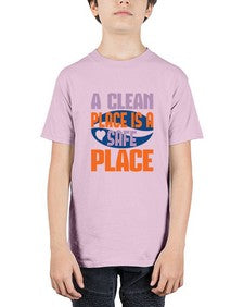 A clean place is a safe place Style 4# - cleaner - Youth Tee Unisex