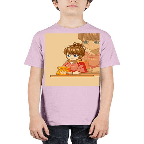 A cute girl with potato 114# - anime - Youth Tee Unisex