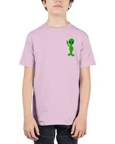 Alien in Pocket Side 3# - ufo - Youth Tee Unisex