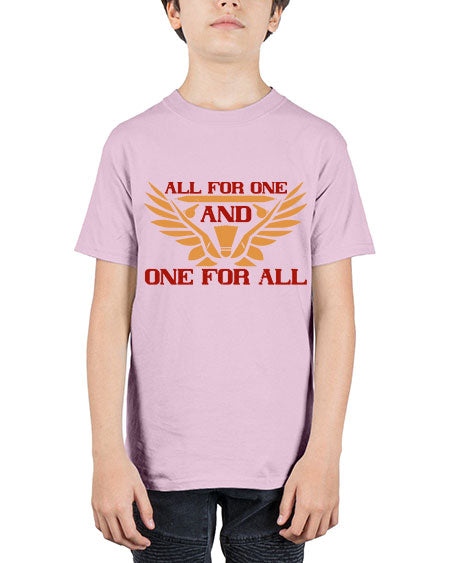 All for one and one for all 2360# - badminton - Youth Tee Unisex