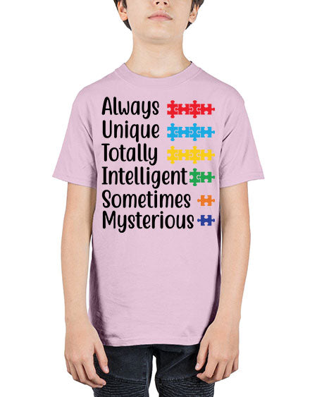 Always Unique Style 42# - autism - Youth Tee Unisex
