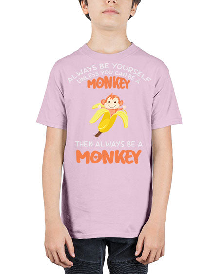 Alwaysbe a Monkey Banana 1# - monkey - Youth Tee Unisex