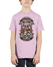Astronaut Skull 243# - skull and bones - Youth Tee Unisex