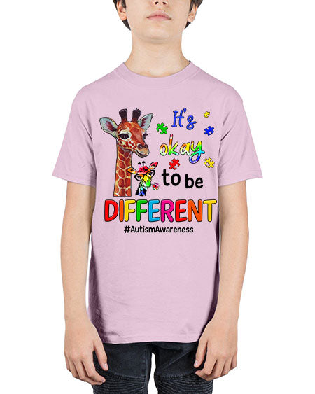 Autism Giraffe - autism - Youth Tee Unisex