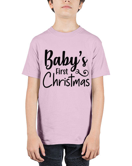 Babys First Christmas 277# - baby - Youth Tee Unisex