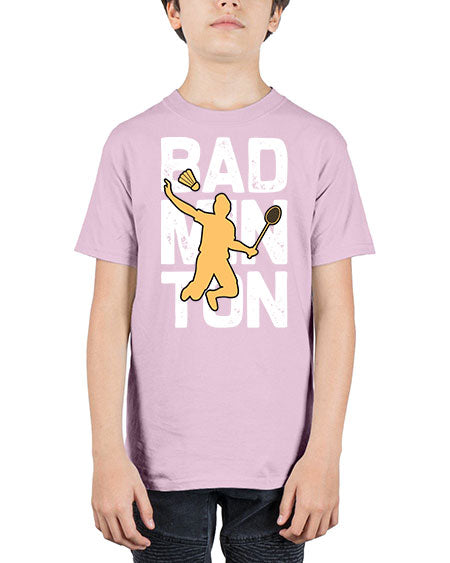 Bad 1452# - badminton - Youth Tee Unisex