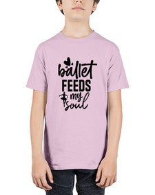 Ballet feeds my soul 71# - ballet - Youth Tee Unisex