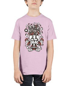 Barbell Skull Head 247# - skull and bones - Youth Tee Unisex