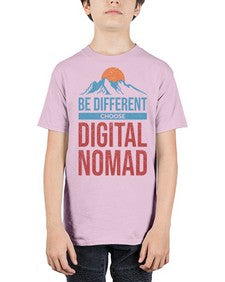 Be Different Choose Digital Nomad 28# - internet - Youth Tee Unisex