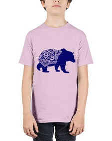 BearMandala 253# - mandala - Youth Tee Unisex