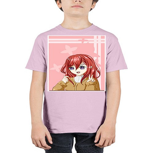 Beautiful and pretty little girl red long hair with 106# - anime - Youth Tee Unisex