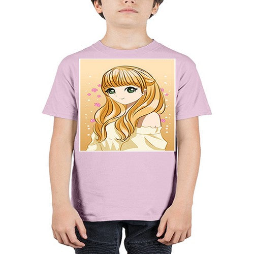 Beautiful princess blonde hair 147# - anime - Youth Tee Unisex