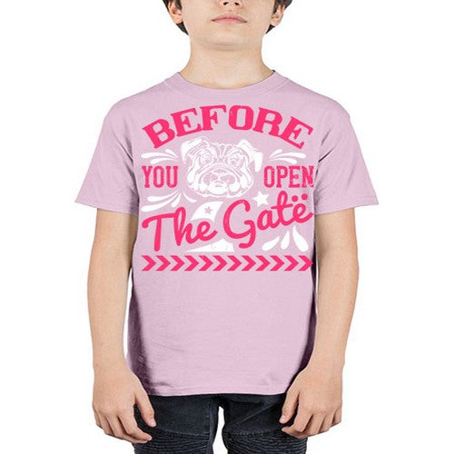 Before You Open The Gate Style 17# - dogs - Youth Tee Unisex