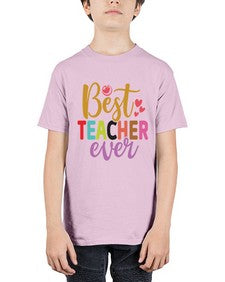 Best Teacher Ever 618# - teacher - Youth Tee Unisex