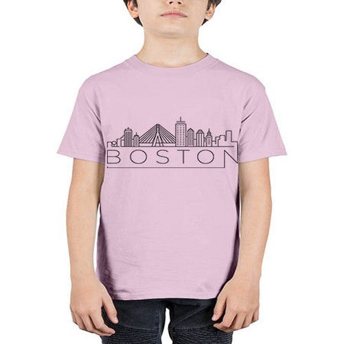 Boston Minimal Skyline 477# - cities - Youth Tee Unisex