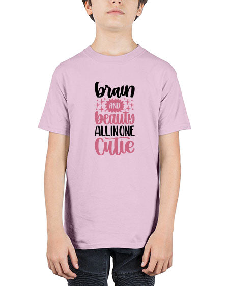 Brain And Beauty All In One Style 126# - beauty - fashion - Youth Tee Unisex