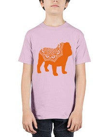 BulldogMandala 281# - mandala - Youth Tee Unisex