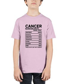 Cancer Nutrition Facts 148# - cancer - Youth Tee Unisex