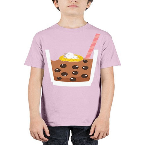Cat Boba Tea Anime Kawaii Anime 224# - anime - Youth Tee Unisex