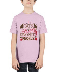 Cats Are My Favorite People Style 8# - cats - Youth Tee Unisex
