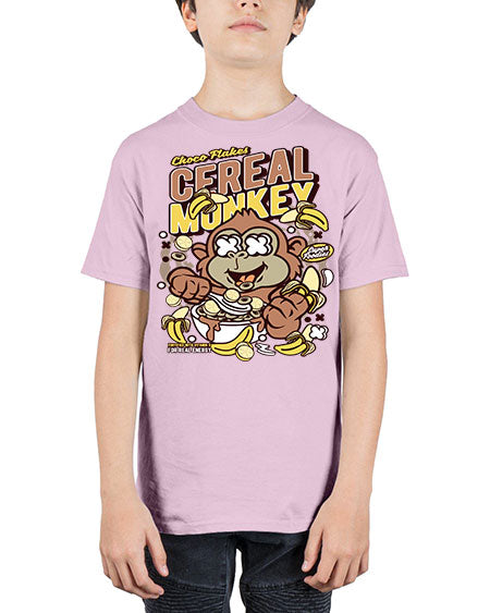 Cereal Monkey - monkey - Youth Tee Unisex