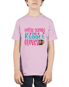 Coffee Scrubs Rubber Gloves Style 668# - nurse - Youth Tee Unisex