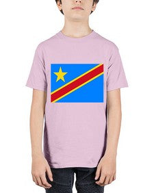 Congo Democratic Republic of the 613# - world flags - Youth Tee Unisex