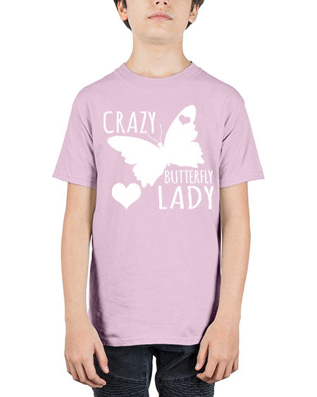 Crayz butterfly lady - butterfly - Youth Tee Unisex