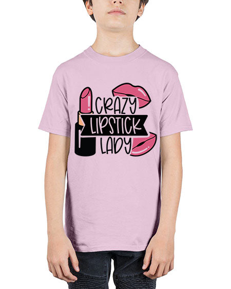 Crazy Lipstick Lady Style 108# - beauty - fashion - Youth Tee Unisex
