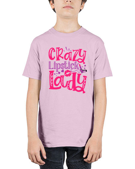 Crazy Lipstick Lady Style 241# - beauty - fashion - Youth Tee Unisex