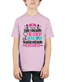 Cute Enough To Stop You Style Style 687# - nurse - Youth Tee Unisex