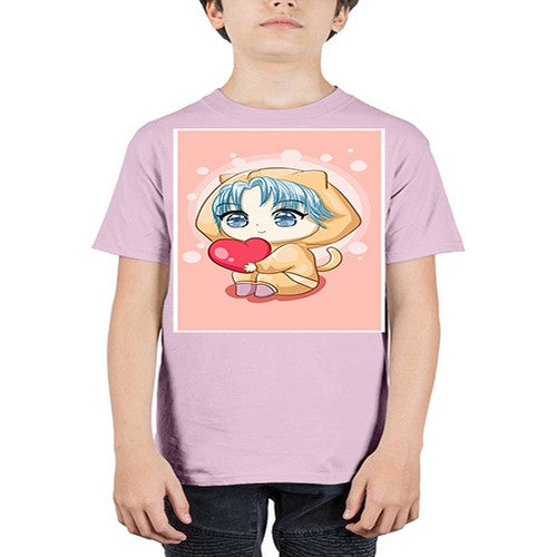 Cute and cool little boy with love 46# - anime - Youth Tee Unisex