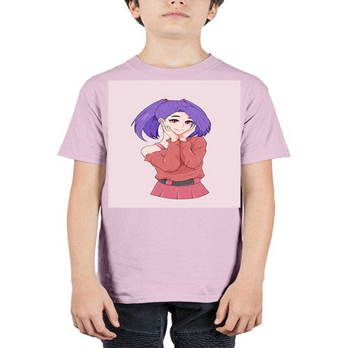 Cute girl with cute pose 138# - anime - Youth Tee Unisex