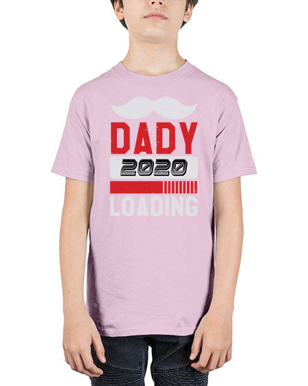 Dady Loading Style 70# - baby shower - Youth Tee Unisex