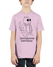 Distinguished Gentleman - cats - Youth Tee Unisex