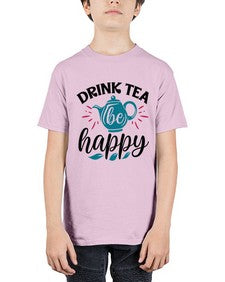 Drink Tea Be Happy 922# - tea - Youth Tee Unisex