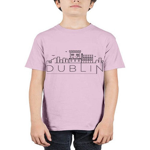 Dublin Minimal Skyline 690# - cities - Youth Tee Unisex