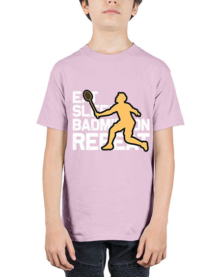 Eat 1286# - badminton - Youth Tee Unisex