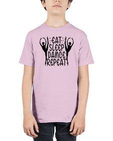Eat sleep dance repeat 123# - ballet - Youth Tee Unisex