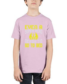 Even a super hero 121# - cartoon super hero - Youth Tee Unisex