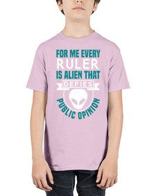 Every ruler is an alien 52# - ufo - Youth Tee Unisex